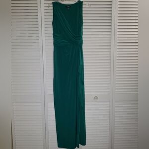 Chaps Green Maxi Dress Size 4